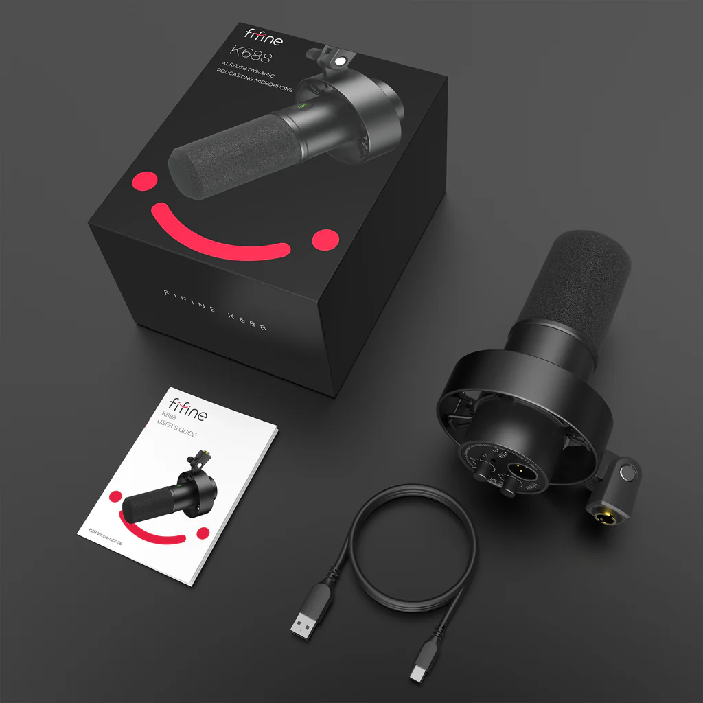 Fifine K688: O microfone dinâmico com melhor custo-benefício para 2025